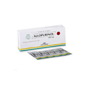 Allopurinol kf 100mg tab 100s 1