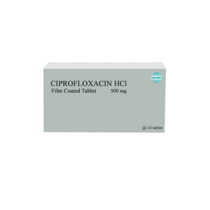 Ciprofloxacin 500 mg tab hexp 1