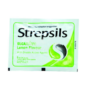 Strepsils sugar free lemon sach 1