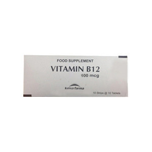 Vitamin b12 100mcg tab 1