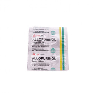 Allopurinol bernofarm 100 mg tablet 1