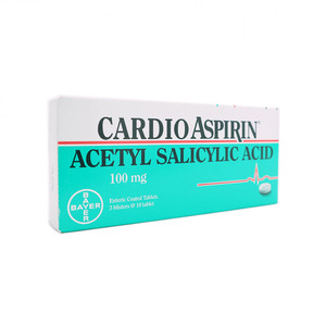 Cardio aspirin 100 mg tablet 4