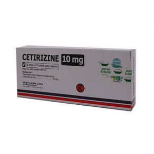 Cetirizine hexpharm 10 mg tablet 001