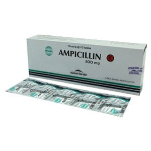 Ampicillin kf 500mg tab 001