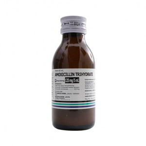 Amoxicillin hexpharm 125 mg 5 ml sirup kering 60 ml 001