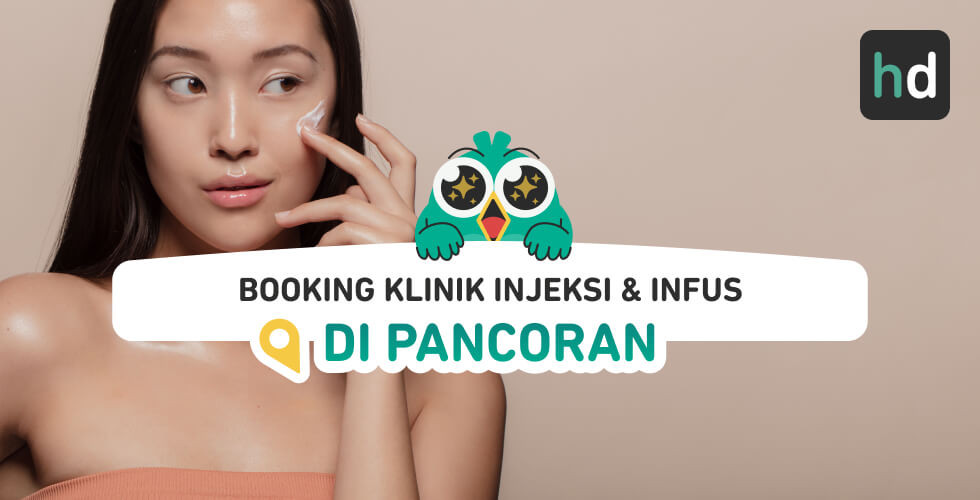 Mau dapat paket Injeksi & Infus dekat rumah yang nyaman? Cek yuk daftar paket Injeksi & Infus terlengkap. Dimana klinik terdekat Pancoran? Cek harga untuk perbandingan, baca review, atau booking klinik dengan harga diskon melalui HDmall.id!