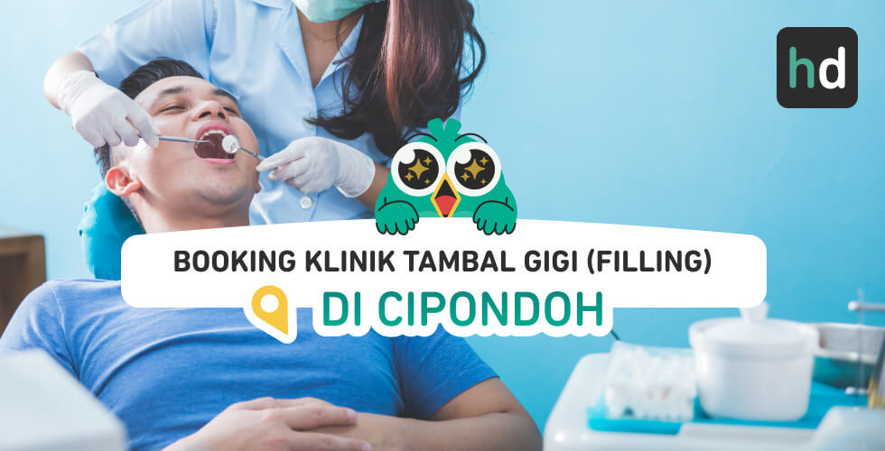 Mau dapat paket Tambal Gigi (Filling) dekat rumah yang nyaman? Cek yuk daftar paket Tambal Gigi (Filling) terlengkap. Dimana klinik terdekat Cipondoh? Cek harga untuk perbandingan, baca review, atau booking klinik dengan harga diskon melalui HDmall.id!