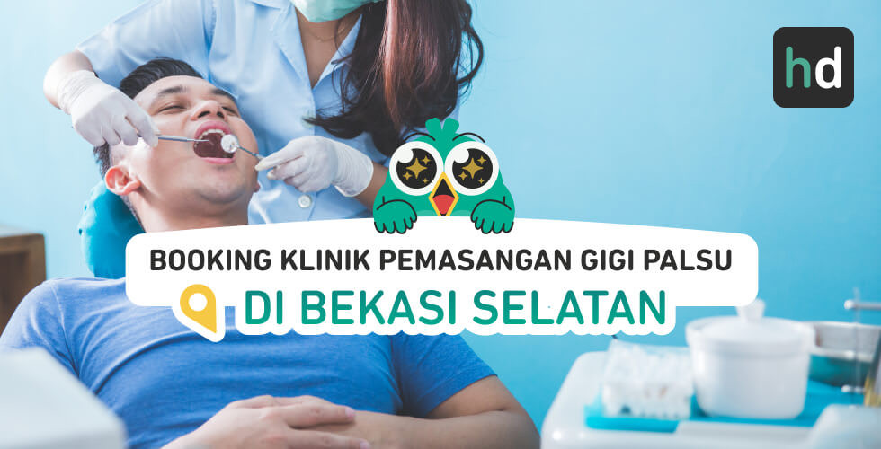 Mau dapat paket Pemasangan Gigi Palsu dekat rumah yang nyaman? Cek yuk daftar paket Pemasangan Gigi Palsu terlengkap. Dimana klinik terdekat Bekasi Selatan? Cek harga untuk perbandingan, baca review, atau booking klinik dengan harga diskon melalui HDmall.id!