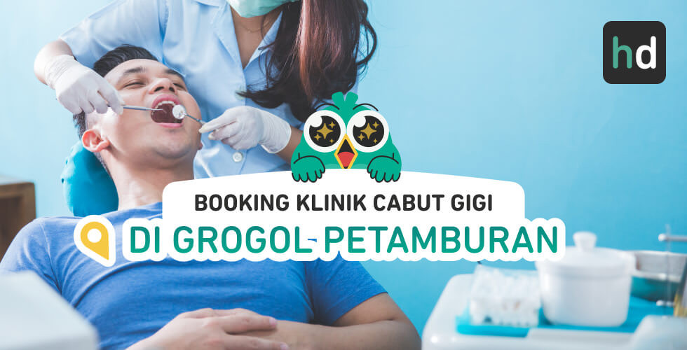 Mau dapat paket Cabut Gigi dekat rumah yang nyaman? Cek yuk daftar paket Cabut Gigi terlengkap. Dimana klinik terdekat Grogol Petamburan? Cek harga untuk perbandingan, baca review, atau booking klinik dengan harga diskon melalui HDmall.id!
