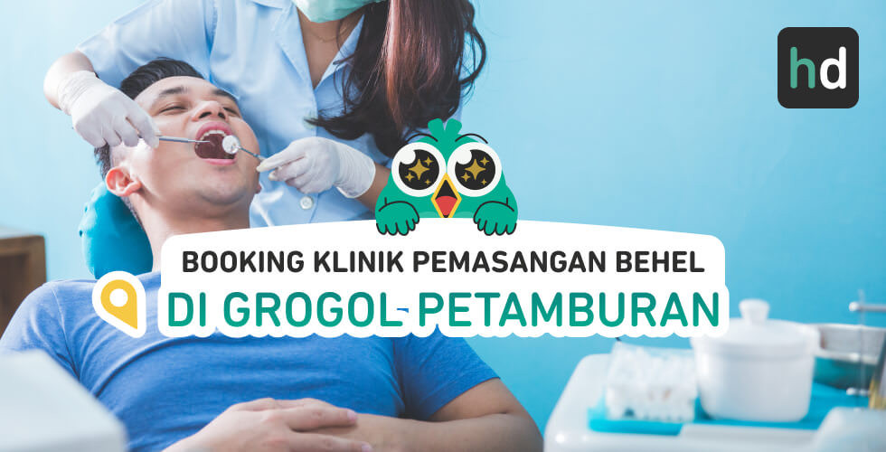 Mau dapat paket Pemasangan Behel dekat rumah yang nyaman? Cek yuk daftar paket Pemasangan Behel terlengkap. Dimana klinik terdekat Grogol Petamburan? Cek harga untuk perbandingan, baca review, atau booking klinik dengan harga diskon melalui HDmall.id!