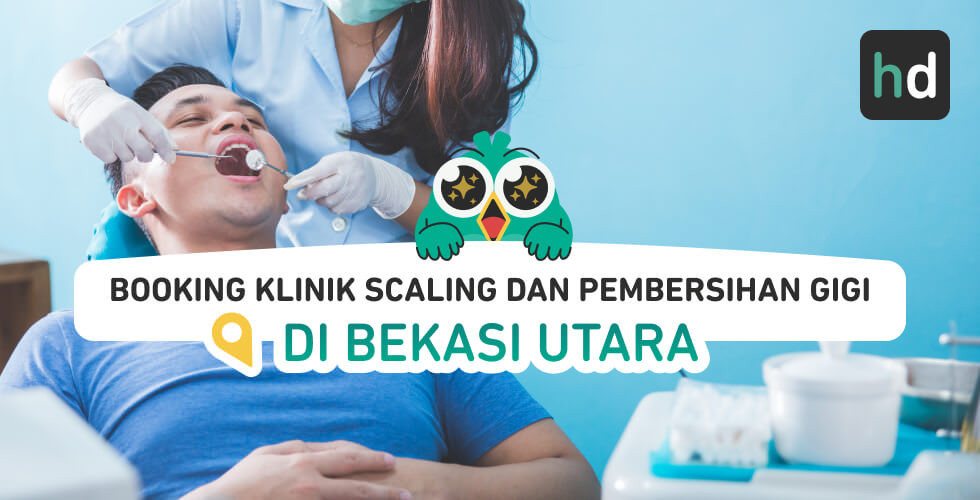 Mau dapat paket Scaling dan Pembersihan Gigi dekat rumah yang nyaman? Cek yuk daftar paket Scaling dan Pembersihan Gigi terlengkap. Dimana klinik terdekat Bekasi Utara? Cek harga untuk perbandingan, baca review, atau booking klinik dengan harga diskon melalui HDmall.id!