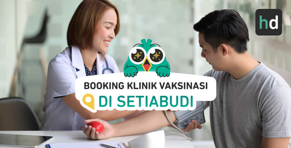 Mau dapat paket Vaksinasi dekat rumah yang nyaman? Cek yuk daftar paket Vaksinasi terlengkap. Dimana klinik terdekat Setiabudi? Cek harga untuk perbandingan, baca review, atau booking klinik dengan harga diskon melalui HDmall.id!